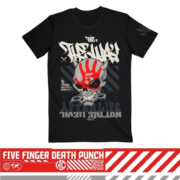 FIVE FINGER DEATH PUNCH THIS IS THE WAY WORLD TOUR 2024 TEE Size Small - Picture 1 of 8